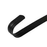 Aeranto Slim Over The Door Wreath Hanger for Front Door, 12" Black 1 Pack | Damage-free wreath holder, Easy to Use and Reusable Door Hook for Christmas, Thanksgiving, Halloween and Daily Décor