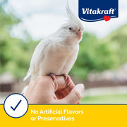 Vitakraft Super Fruit Cocktail Parrot and Cockatiel Treat 20 oz. | Real Dried Fruit, Wholesome Seed Blend, Natural Foraging Mix, Resealable Bag, 20 oz Pack