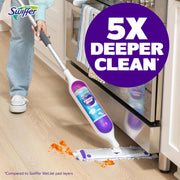 Swiffer PowerMop Liquid Floor Cleaner Refills, Solution for Power Mop, Fresh Scent, 2 Count Mopping Fluid Replacement Bottle, Spray Mops Cleaning Juice, No Bucket Needed, Multi-Surface and Wood