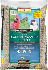 Pennington Select Safflower Seed 15 lb Bag | Bird Seeds for Outside Wild Birds, Enriched with Vitamins and Nutrients, Works in Hopper, Gazebo and Tube Feeders