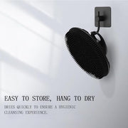INNERNEED Food-Grade Soft Silicone Body Scrubber Shower Brush, Black