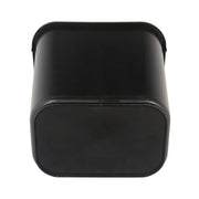 Amazon Basics Rectangular Commercial Office Wastebasket, Easy to Clean, Space-Saving,15.5"L x 11.5"W x 20"H, 10 Gallon, Black