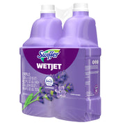 Swiffer WetJet Multi-Purpose Floor Cleaner Solution with Febreze Refill, Hardwood Floor Cleaner, Lavender Scent, 1.25 Liter -42.2 Fl Oz (Pack of 2)