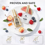 UNA GELLA Nail Dehydrator and Primer Set for Gel Nail Polish Acrylic Nails | HEMA-Free Primer, Acid-Free Formula, Air Dry Prep, Enhance Adhesion, Helps Prevent Lifting,10ml Dehydrator + 10ml Primer Set