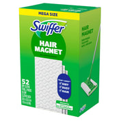 Swiffer Sweep + Mop, Dry Pads Refill, Floor Cleaner for Dirt, Dust, Hair, Cleaning Cloths for Mopping Home, Bathroom, Kitchen, Dust Mop, Floor Duster, Unscented, 52ct