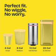 Glad ForceFlex MaxStrength Tall Kitchen Trash Bags, Rip and Tear Resistant, Cherry Blossoms Scented Pink Tall Garbage Bags, Odor Control, Febreze Freshness, 13 Gallon, 90 Count
