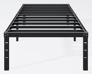 Hafenpo 14 Inch Twin Bed Frame, Under Bed Storage, Black | Sturdy Metal Platform Twin Size, No Box Spring Needed, Heavy Duty, Easy Assembly, Strong Bearing Capacity