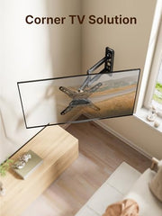 monTEK Full Motion Small TV Wall Mount for 13-43 Inch TVs up to 44 lb | ±90° Swivel, +5°/-15° Tilt, Landscape/Portrait Rotation, Extends 14.6 in, 4X Load Tested, VESA 200x200 mm, Single-Stud Mount
