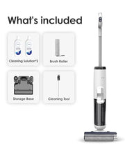 Tineco iFLOOR 5 Breeze Complete Wet Dry Vacuum Cordless Floor Washer, One-Step Cleaning for Hard Floors, Edge Clean, Auto Self-Cleaning, Lightweight & Cordless Design