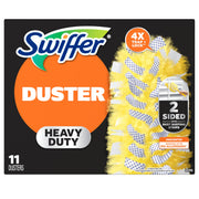 Swiffer Dusters Heavy Duty Multi-Surface Duster Refills for Cleaning, Unscented, 11 Count