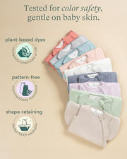 PurComfy Supersoft Bamboo Viscose Sleep Sack, 1.0 TOG Baby Sleeping Bag | Ideal For Sensitive Skin, 2-Way Zipper, All Season Baby Wearable Blanket, Neutral for Boy Girl