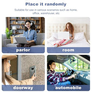 Hidden Camera with Audio/Video Small Spy WiFi Security Secret System Smart | Home Indoor Wireless Outdoor Nanny Night Vision Motion Detection Baby Monitor Pet Doorbell Seguridad (1, black, mini)