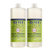 MRS. MEYER'S CLEAN DAY Multi-Surface Concentrate, Lemon Verbena, 2 Pack | 32 oz, Dilute with Water for Powerful Cleaner, Makes Up to 16 Gallons per Bottle, Removes Dirt and Freshens Surfaces