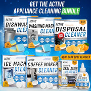 Garbage Disposal Cleaner Deodorizer Tablets - 24 Pack, New Powerful XL Foaming Tablet - Fresh Citrus Foam Sink Garburator Disposer Freshener, Natural Kitchen Drain Cleaning Care - 1 Year Supply