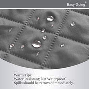 Easy-Going Reversible Couch Cover, 3 Cushion Sofa, Large, Gray/Light Gray | Machine Washable Slipcover For Dogs, Water Resistant Furniture Mat For Living Room, Non-Slip Sofa Cover, Pet Friendly