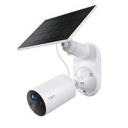Tapo SolarCam C402 KIT 1080p Outdoor Wireless Security Camera | Battery Power with Solar, Person Detection, Subscription-Free Local Storage or Optional Cloud, Works with Alexa & Google Home