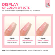 SAVILAND Nail Strengthener and Growth for Weak & Thin Nails, Sheer Pink