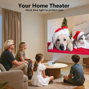 Yoton Y3 Mini Projector, Ultra-Compact 317g, 360° Stand, Auto Keystone | 50% zoom, 720P Native, 1080P Input Support, Portable Small Movie Projector Compatible with TV Stick/HDMI/USB/TF Card