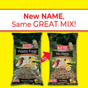Kaytee No Mess Finch Seed and Nyjer Blend, Attracts Goldfinches, Chickadees, Junos, Finches and Other Wild Birds, 8 Pounds