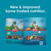 Kaytee Forti-Diet Pro Health Nourish+Protect Conure & Lovebird Food, 4 lb | Balanced digestion. Conure food with prebiotics and probiotics. Parrot food, antioxidants, omega-3s