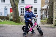 Strider 12 Sport, No Pedal Balance Bike for Kids Ages 1–4 Years, Pink | No-Pedal Balance Bike for Toddlers, Safety Pad, Adjustable Seat and Handlebars Lightweight Frame, Never-Flat Tires