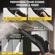 Waitbird Multi-Purpose Steam Cleaner, 4.5Bar 300°F Steamer for Tile & Grout
