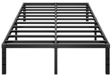 HLIPHA Metal Platform Bed Frame 14 Inch Tall,No Box Spring Needed,Full Size Bed with Heavy Duty Strong Support Slats,Easy to Assemble,Black