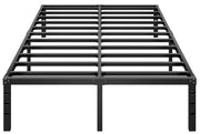 HLIPHA Metal Platform Bed Frame 14 Inch Tall,No Box Spring Needed,Full Size Bed with Heavy Duty Strong Support Slats,Easy to Assemble,Black