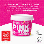 Stardrops The Pink Stuff Miracle Cleaning Paste, 17.6 Oz | Powerful Indoor & Outdoor Cleaning Tough on Stains, Grease & Grime