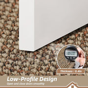 BEQHAUSE Dirt Trapper Door Mat 20" x 32", Non-Slip Washable Doormats, Beige | Entrance Mat Dirt Resistant and Absorbent Welcome Mat, Low Profile Floor Mats for Front Back Door and Entryway