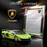 AEROQUEST 1:24 Lamborghini Remote Control Car （Aventador SVJ-Green） | Officially Licensed,Birthday Gift,Toys for ages 3-8,Electric Sport Racing,front-light ,2.4GHz-supports multi-play