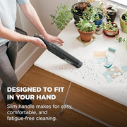 Shark WANDVAC Cordless Hand Vac, Black, WV201BK | Lightweight at 1.4 Lbs., Powerful Suction for Pet Hair, Charging Dock, One-Touch Empty, Car & Home, Duster Crevice Tool