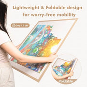 Piecevana Jigsaw Puzzle Board for 1000 Pieces | Foldable Puzzle Board, 29.84" x 21.96" Felt Display Board for Adults Mom Dad
