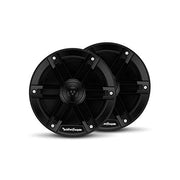 Rockford Fosgate M0-65B 6.5" Coaxial Full Range Speakers - Black (Pair) | Marine Grade and Element Ready