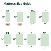 Zinus Memory Foam 8 Inch Green Tea Mattress, Twin | Pressure-Relieving Comfort & Full-Body Support, Naturally Fresh, CertiPUR-US & OEKO-TEX Certified Safe Materials