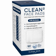 Clean Skin Club Clean² Pads 2.0 [NEW & Improved Edges] Guaranteed Not to Shed & Tear Face Pads, Unique Triple Layers, Textured & Ultra Soft Side, Organic Disposable Cotton, Pair with Makeup Remover