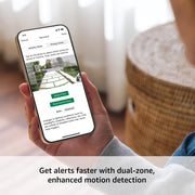 Blink Outdoor 4 and Battery Doorbell 2K+ (newest model) — Two-year battery 1080p camera and 2K battery doorbell. Sync Module Core included — 1 Camera + Doorbell (Black)
