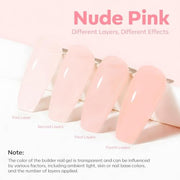 modelones Nail Strengthener and Growth Nail Hardener Pink Nail Polish | Nail Stuff Extra Strong and Growth Nail Repair Damaged Nails Strengthening Polish Ridge Filler for Nails & Toenails 15ML