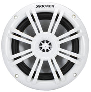 KICKER 51KM604WL KM 6.5" 4Ω LED Marine Coaxial Speakers - Pair