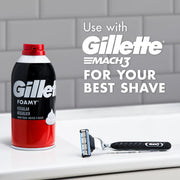 Gillette Foamy Classic Shave Foam for Men, Protection Against Shaving Irritation, Quick and Smooth Shave, shaving cream, 14.9 Oz