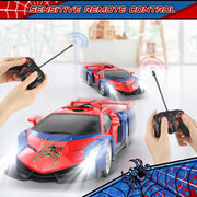 Growsland Remote Control Car for Kids, RC Cars for Boys Kids 1:18 Electric Vehicle Toy Car Hobby Racing Car Toys with Lights & Controller, Birthday Gift for 3 4 5 6 7 8 9 Year Old Boys Girls