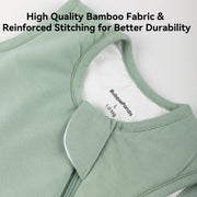 BubblePanda Rayon Made from Bamboo Sleep Sack 0-6 Months 1.0 Tog Newborn | 0-3 Months Sleep Sacks, 3-6 Months Toddler Sleeping Sack, 2-Way Zipper, Soft Baby Wearable Blanket