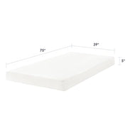 Best Price Mattress 5 Inch Memory Foam Mattress, Medium Firm, Cooling Gel Infused, Certified Safe Foams & Fabric, Mattress in a Box, Twin