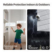 Aqara 2K Indoor/Outdoor Security Camera G100, HomeKit Secure Video, White | 2-Way Audio, Spotlight Color/IR Night Vision, AI Detection, 140° FOV, Wi-Fi 6, Supports HomeKit, Alexa, Google and IFTTT