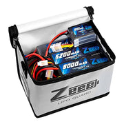 Zeee Fireproof Explosionproof Lipo Bag Battery Storage(8.46 x 6.5 x 5.71in) | Large Capacity Guard Pouch for Lipo Charge & Storage