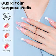 Beetles No Wipe Gel Top Coat and Base Coat Set for Gel Nail Polish | 2Pcs 15ml Super Shiny and Long Lasting Soak Off UV/LED Lamp Nail Art Design Gift