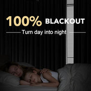 H.VERSAILTEX 100% Blackout Linen Curtains 84" L 2 Panels Natural | Total Black Out Drapes, Room Darkening Thermal Insulated, Grommet, GRS Certified, 52"W x 84"L Each for Bedroom/Living Room