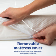 Graco Premium Foam Baby Crib & Toddler Bed Mattress | GREENGUARD Gold Certified, Waterproof, Machine Washable OEKO-TEX Standard 100 Certified Cover, Firm Support, Standard Size