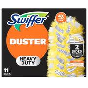 Swiffer Dusters Heavy Duty Multi-Surface Duster Refills for Cleaning, Unscented, 11 Count