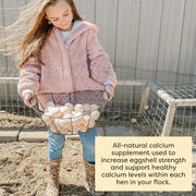 Scratch and Peck Feeds | Oyster Shell Chickens & Ducks | 4 lb Pouch | Essential Calcium Supplement for Eggshell Strength and Hen Health, All Natural, Sustainably Sourced